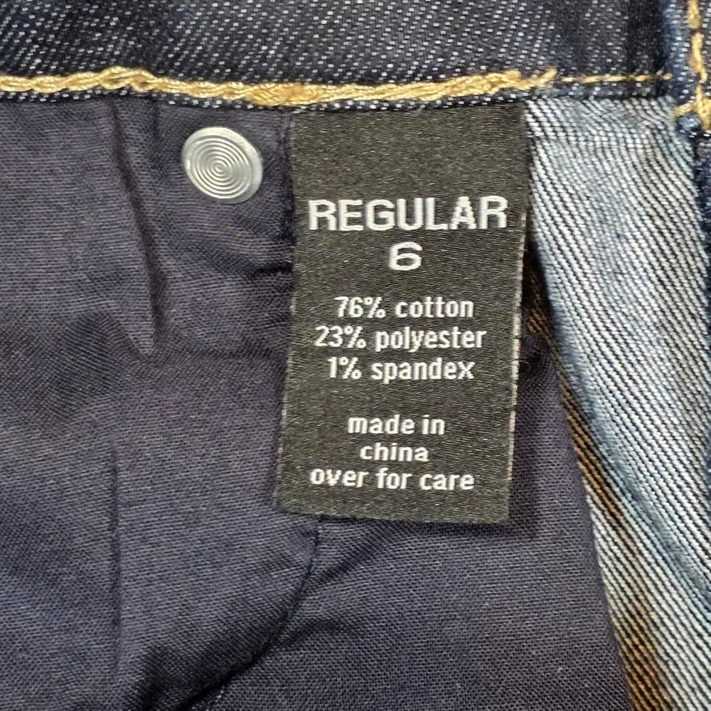 Limited Simply Straight 678 Womens 6 Dark‎ Wash Straight Leg Denim Trouser Jeans